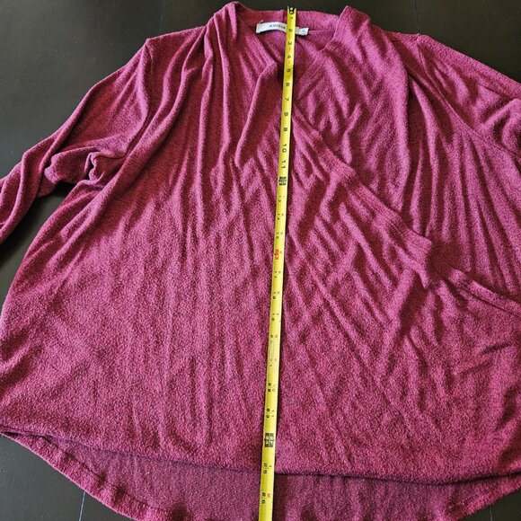 Burgundy Cross Over Top - Picture 7 of 9